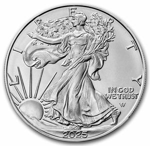 2022 Amerikanskt silver Eagle-mynt (1 troy uns)