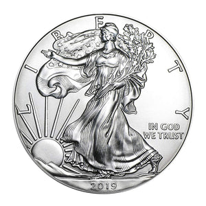 2022 Amerikanskt silver Eagle-mynt (1 troy uns)