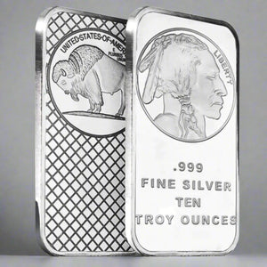 USA-märke silverstapel ( 10 troy ounce )