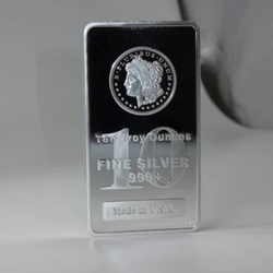 USA-märke silverstapel ( 10 troy ounce )