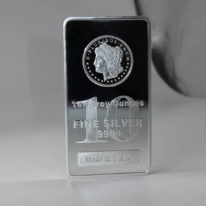 USA-märke silverstapel ( 10 troy ounce )